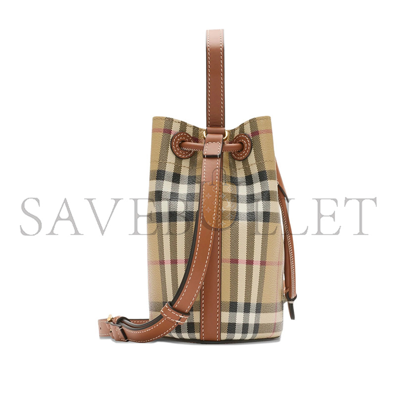 BURBERRY TB MINI BUCKET BAG  (18.5*16.5*11cm)
